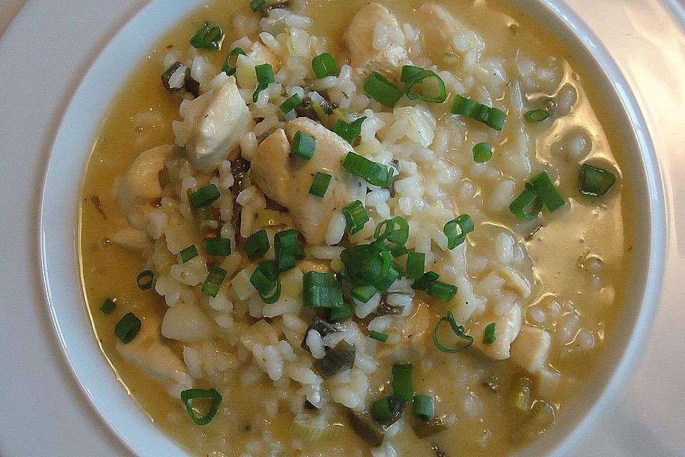 Limetten-Hähnchen-Risotto