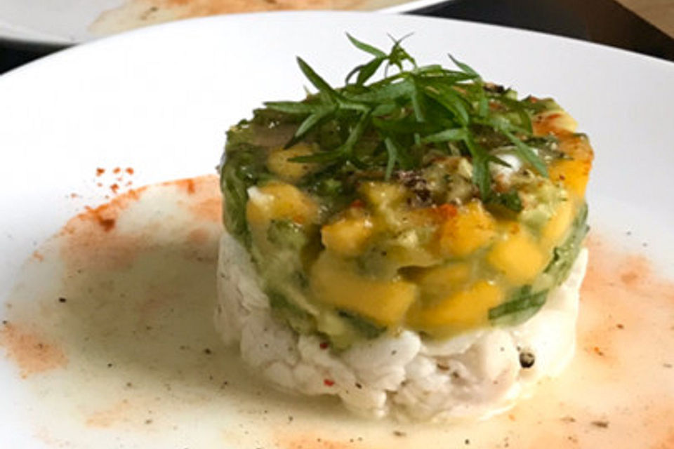 Ceviche mit Mango-Avocado-Tatar à la Gabi