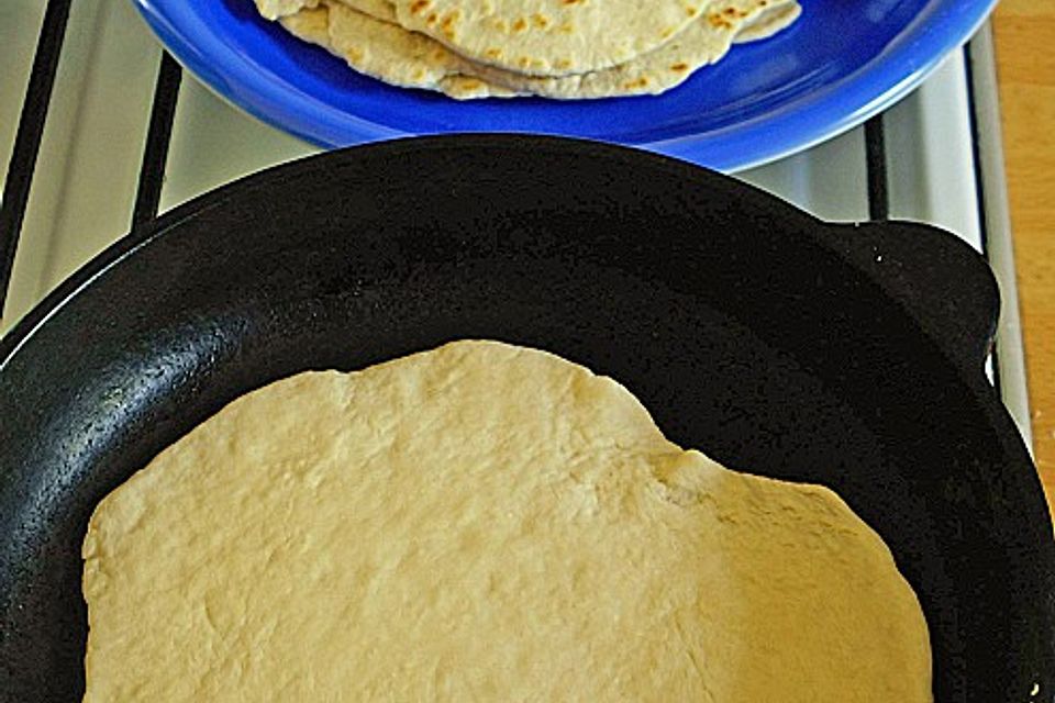 Tortillas aus Weizenmehl