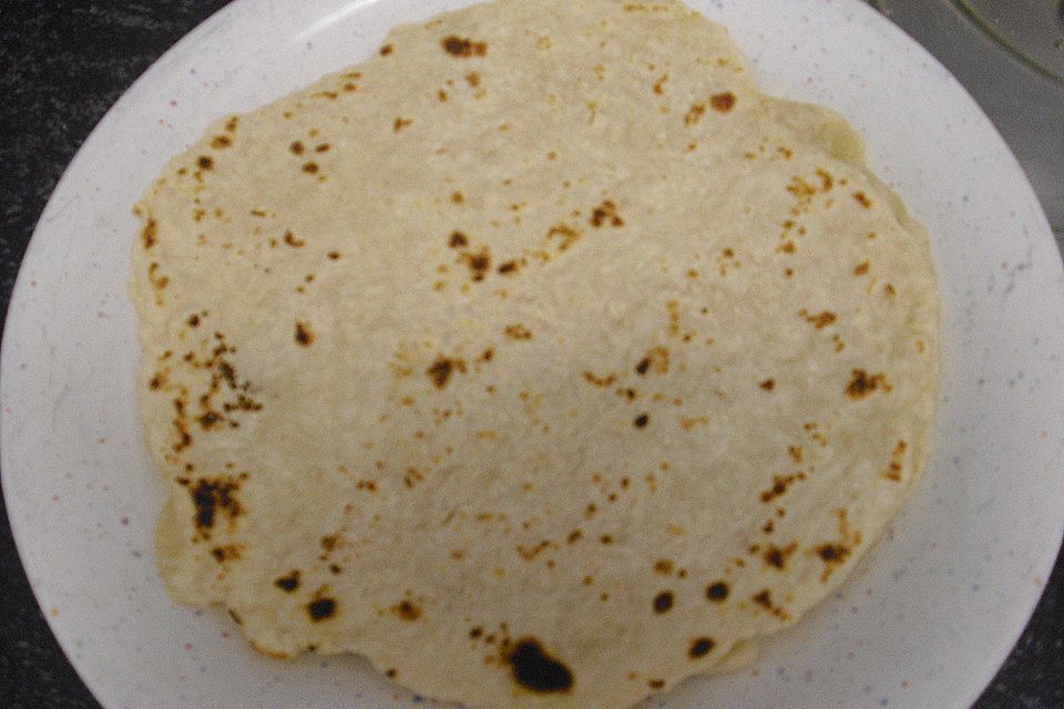 Tortillas aus Weizenmehl