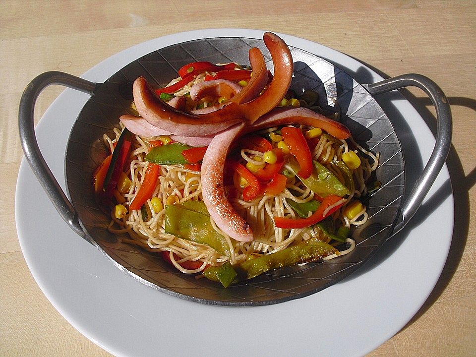 Nudeln mit Würstchen, Mais und Gurke von acidandmilk| Chefkoch Nudeln mit Würstchen, Mais und Gurke von acidandmilk| Chefkoch