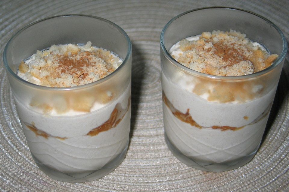 Apfel Mascarpone Creme