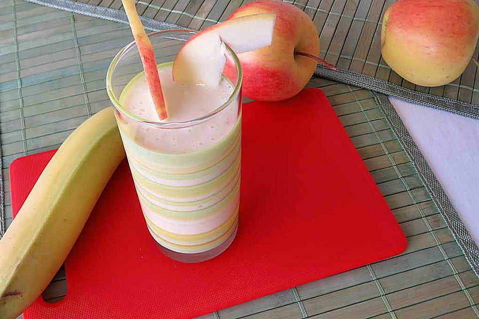 Apfel-Bananen-Smoothie