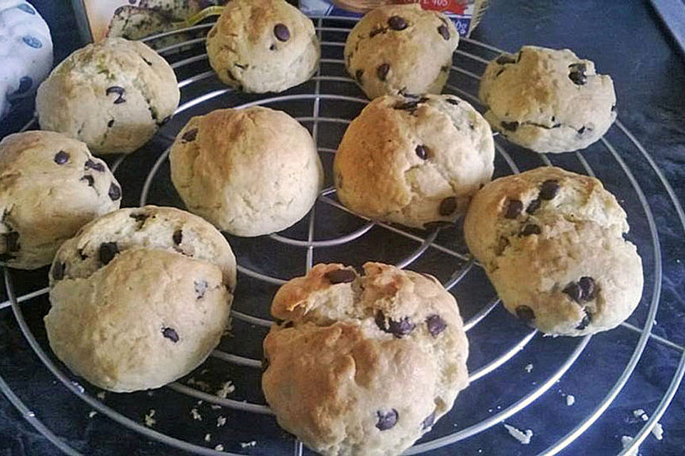 Schokobrötchen ohne Ei