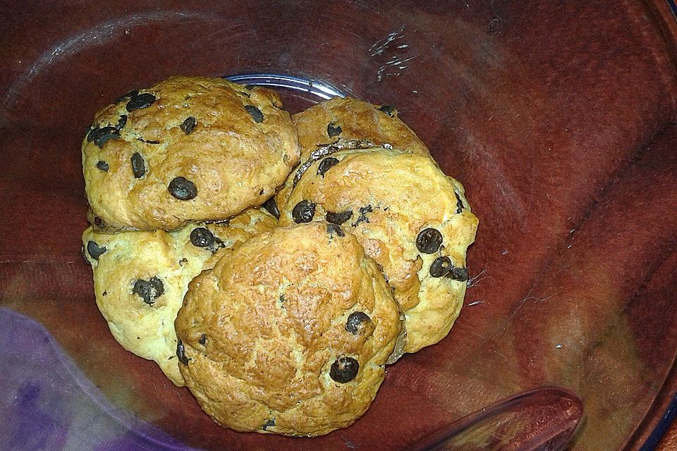 Schokobrötchen ohne Ei