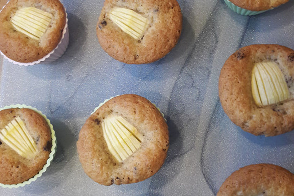 Apfel-Rosinen-Muffins