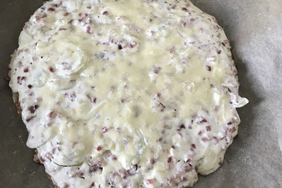 Elsässer Flammkuchen