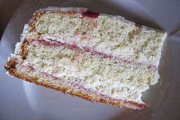 Himbeer-Vanillebuttercreme-Torte