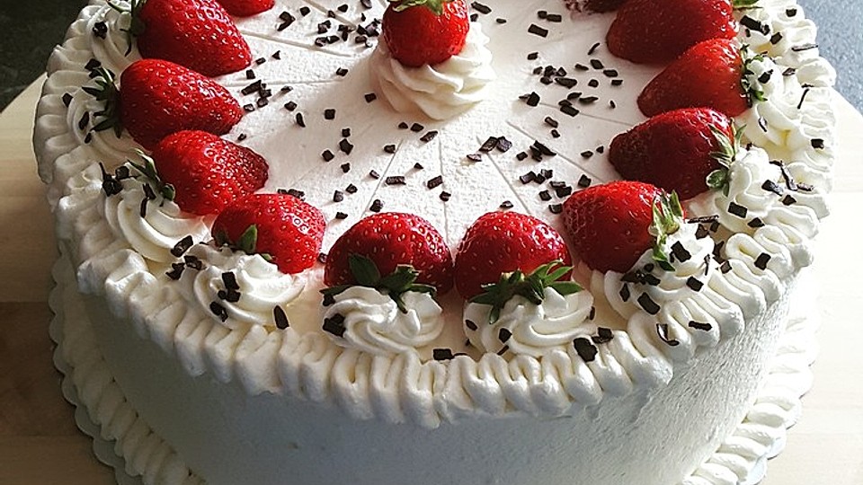 Erdbeersahnetorte von groddegiex