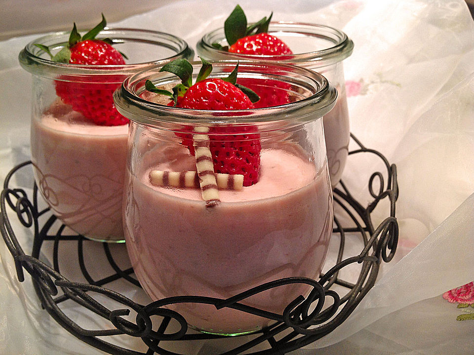 Erdbeer-Schokoladen Mousse von sani19| Chefkoch