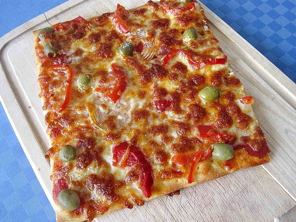 Paprika Pizza von tinkerbelltiny Chefkoch