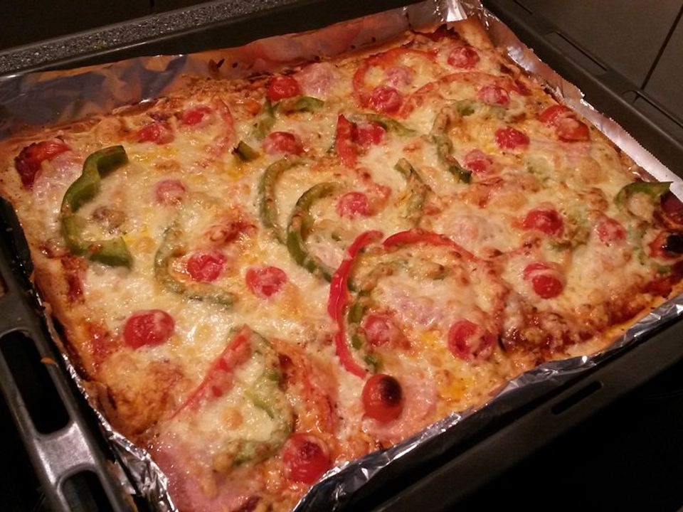 Paprika Pizza von tinkerbelltiny Chefkoch