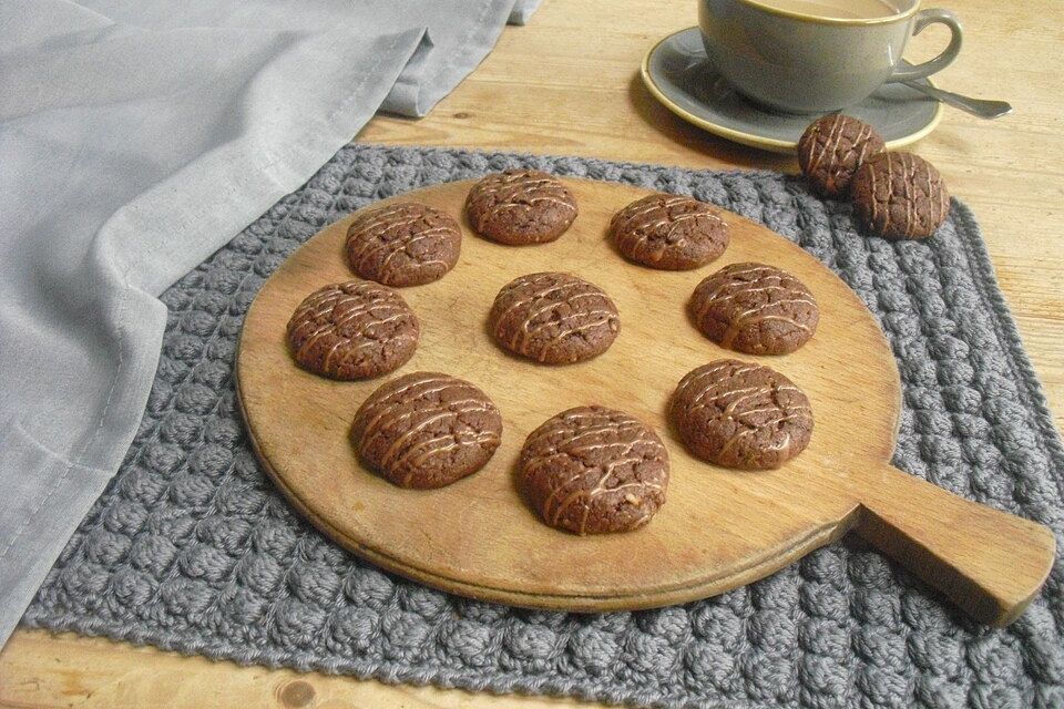 Dinkel-Schoko Cookies