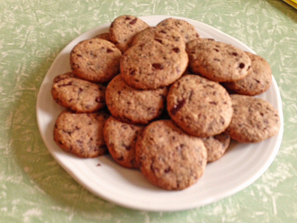 Dinkel-Schoko Cookies von Naaa1 | Chefkoch