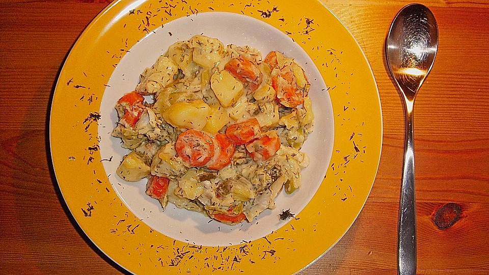 Kabeljau mit Kartoffeln