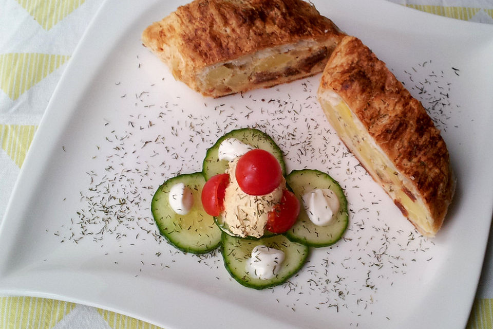 Kartoffelstrudel mediterran