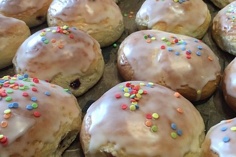 Krapfen aus dem Backofen