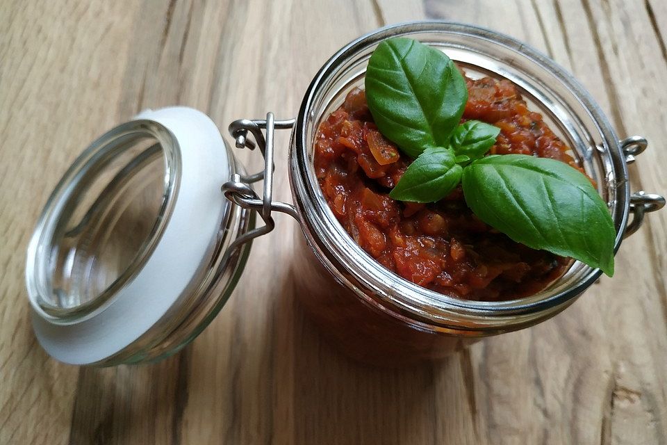 Veganer Linsen-Tomaten-Aufstrich