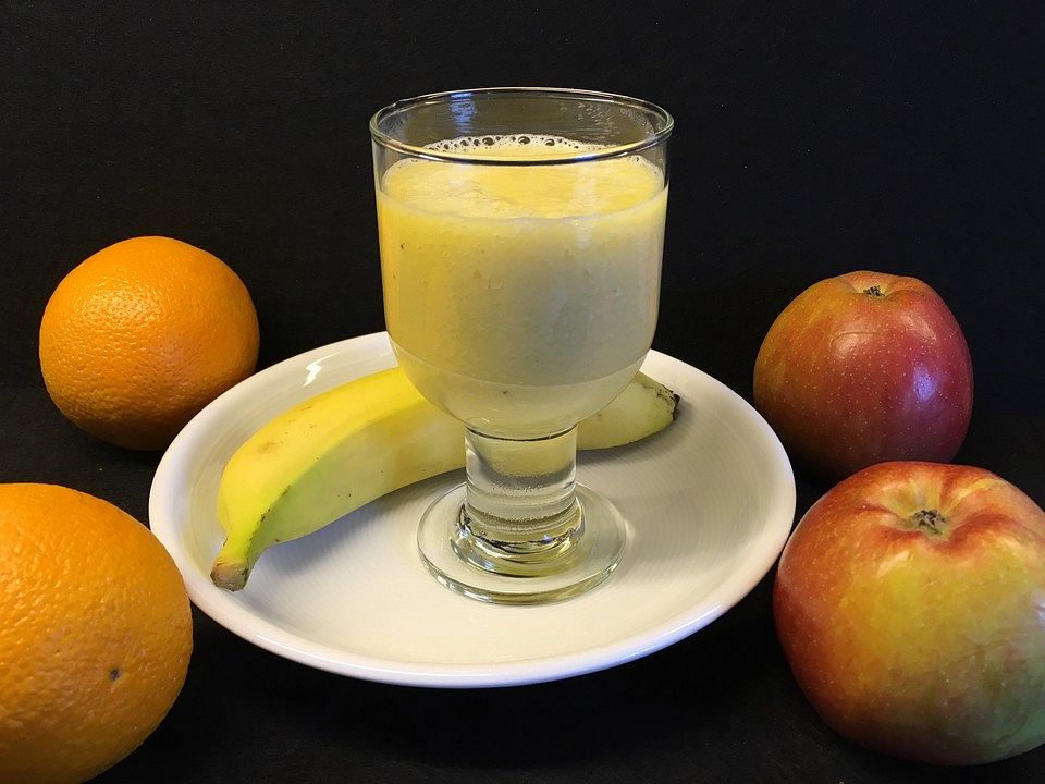Apfel-Orangen-Bananen-Smoothie von Miakatzi| Chefkoch
