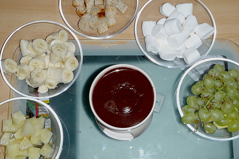 Schoko-Fondue