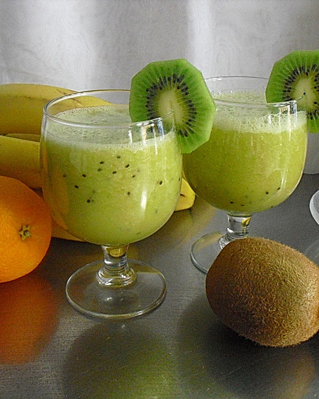 Bananen-Kiwi-Orangen-Smoothie