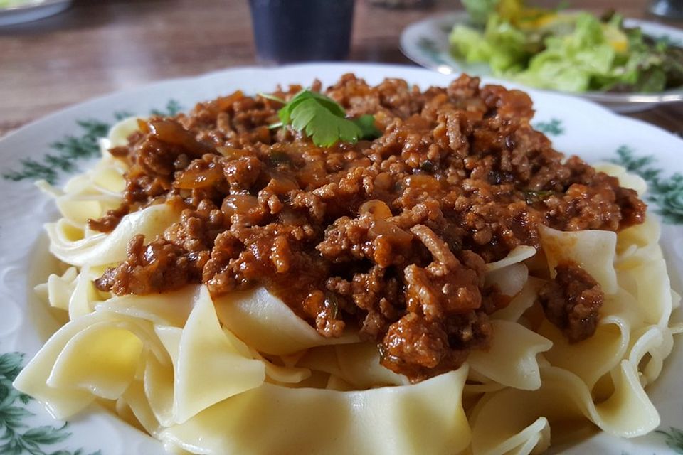 Haschee / Pasta asciutta aus dem Slowcooker /Crockpot