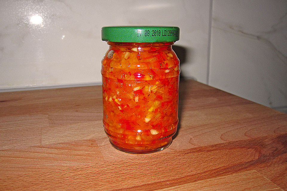 Scharfe Chilipaste