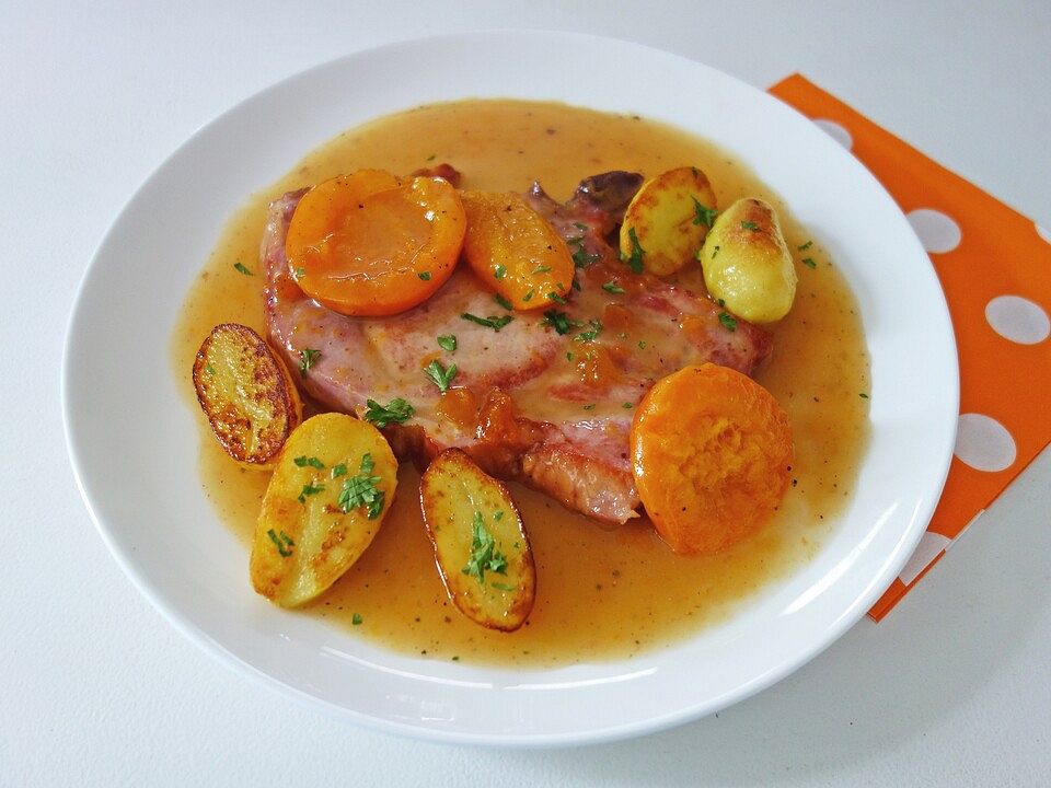 Kasseler mit Aprikosen von s-fuechsle| Chefkoch