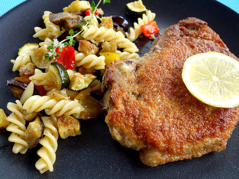 Jörgs gefüllte Koteletts mit Parmesankruste von TopfguckerMG| Chefkoch