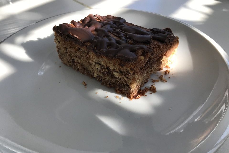 Marmorkuchen mit Erdnussbutter und Kinderschokolade