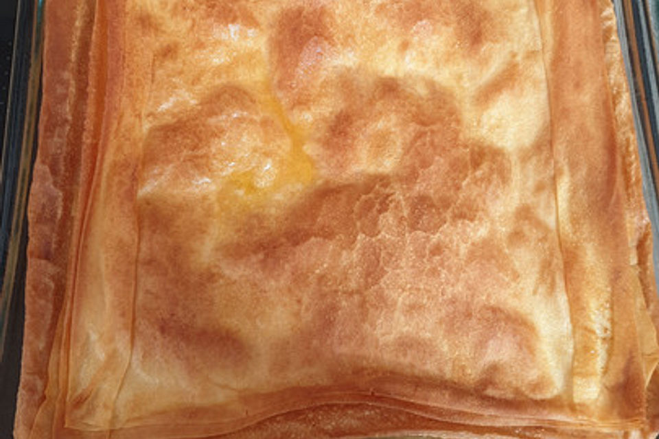 Griechische Bougatsa (ohne Grieß)