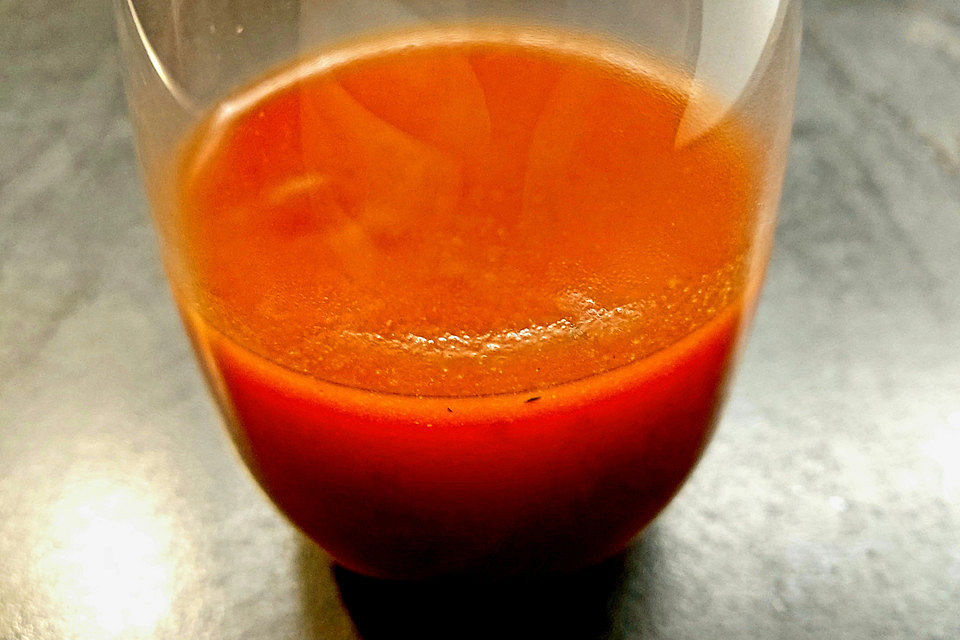 Tomatensaft mit Leinöl