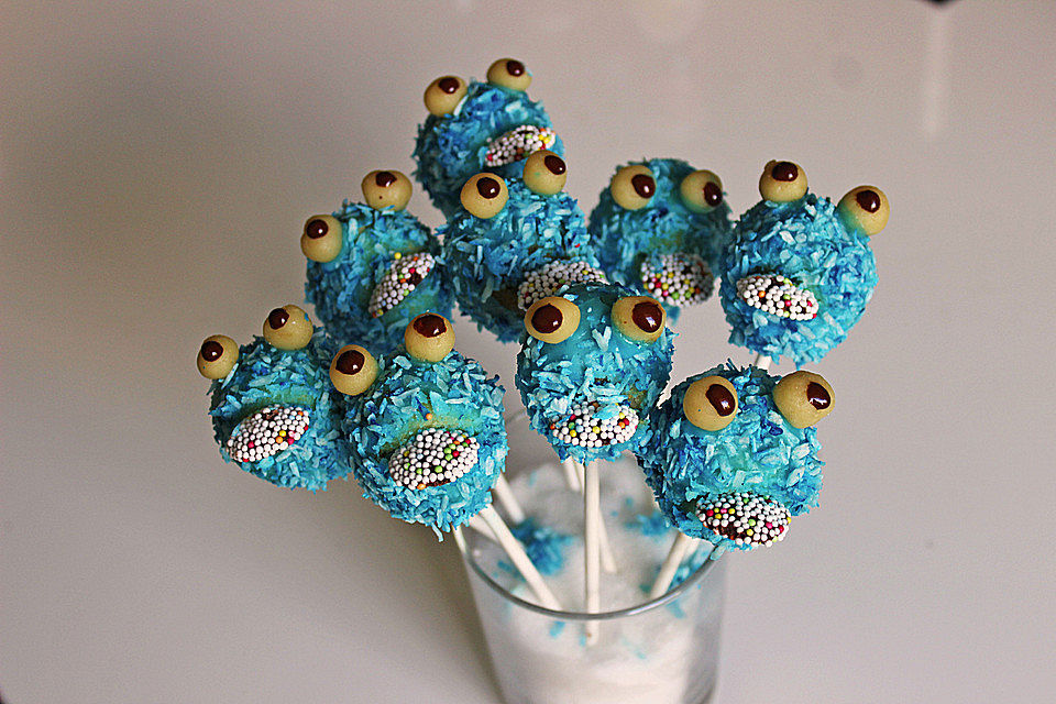 Krümelmonster Cake Pops