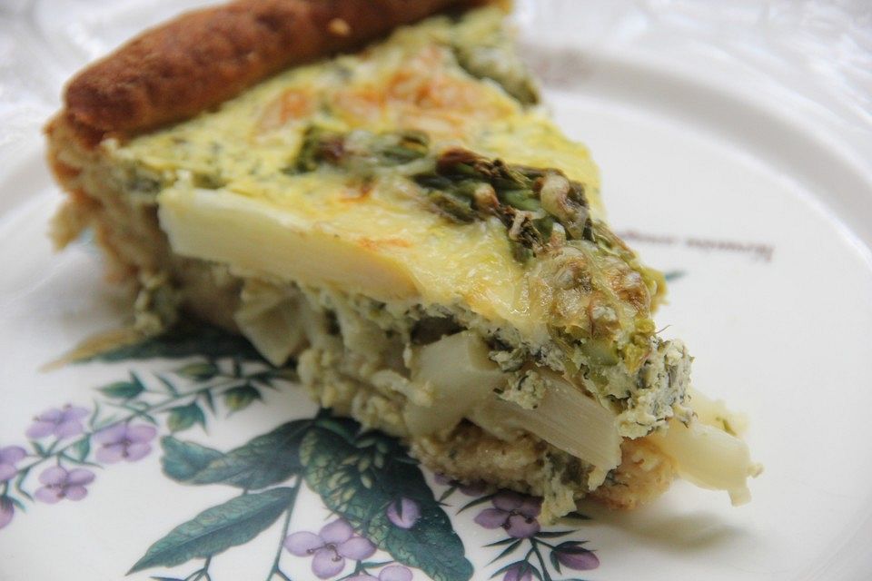 Spargel-Quiche