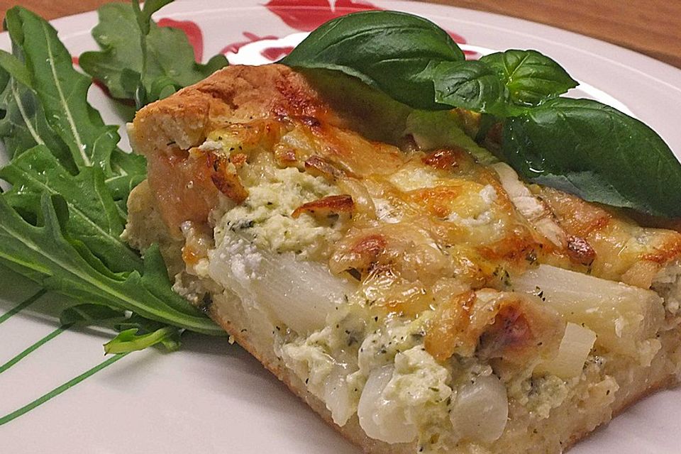 Spargel-Quiche