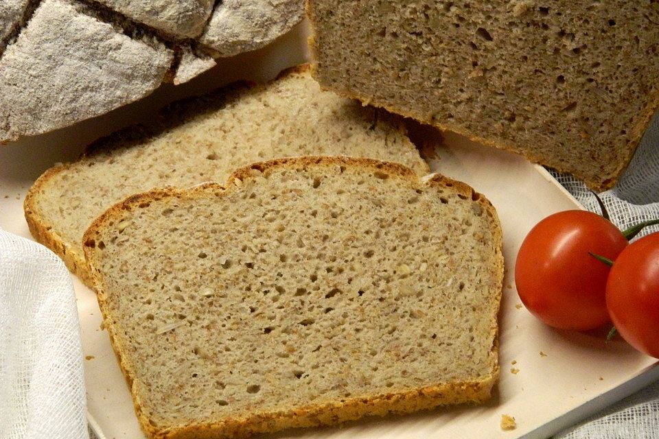 Delfinas Schrot-Flocken-Brot