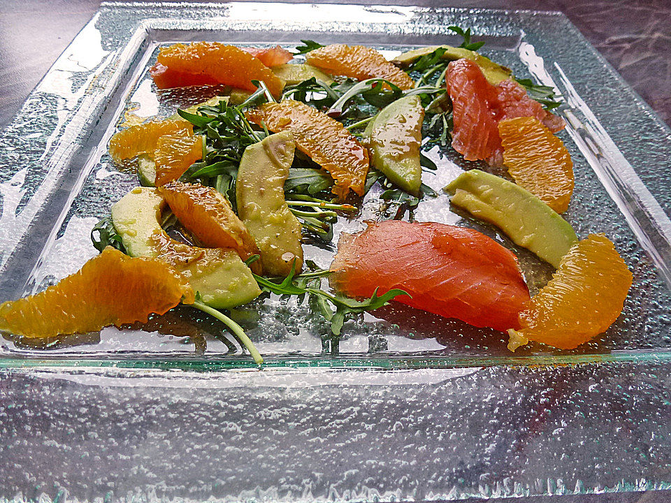Lachs-Avocado-Rucola-Salat von tommy07| Chefkoch
