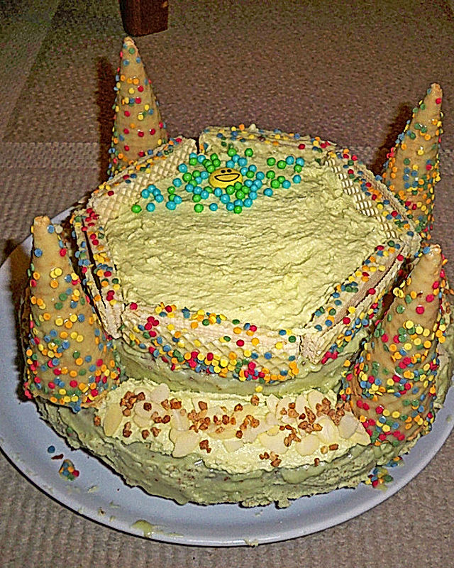 Prinzessinnenschloss-Geburtstags-Kuchen