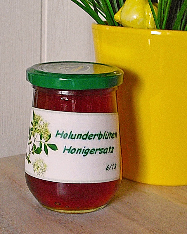 Holunderblüten-Honigersatz