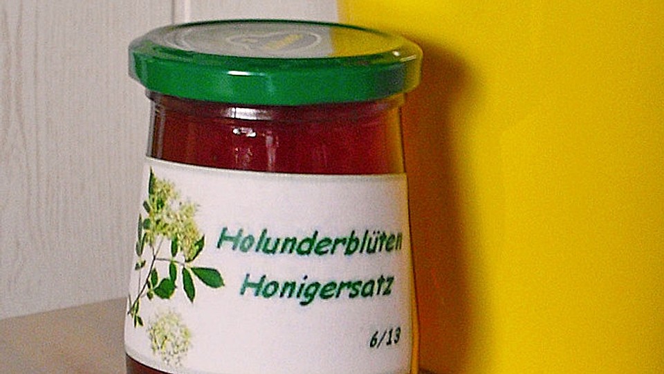 Holunderblüten-Honigersatz