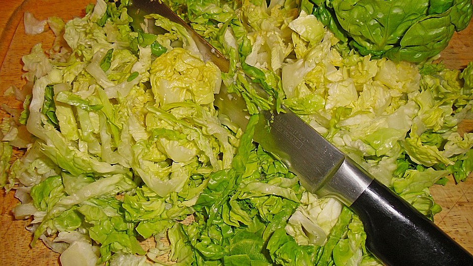 Römersalat mit Tomaten und Schalotten Vinaigrette von Sugar04 Römersalat mit Tomaten und Schalotten Vinaigrette von Sugar04