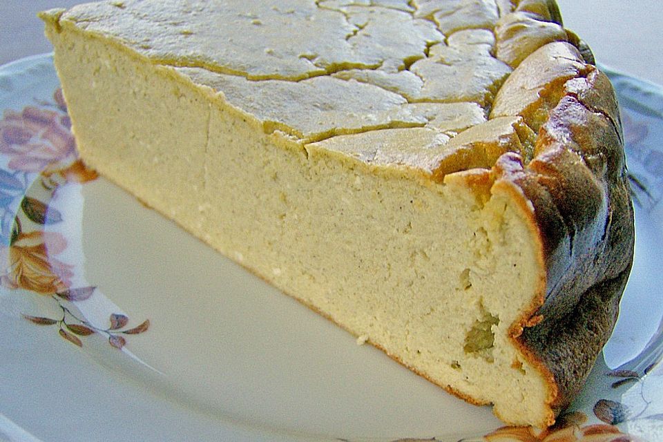 Käsetorte ohne Boden