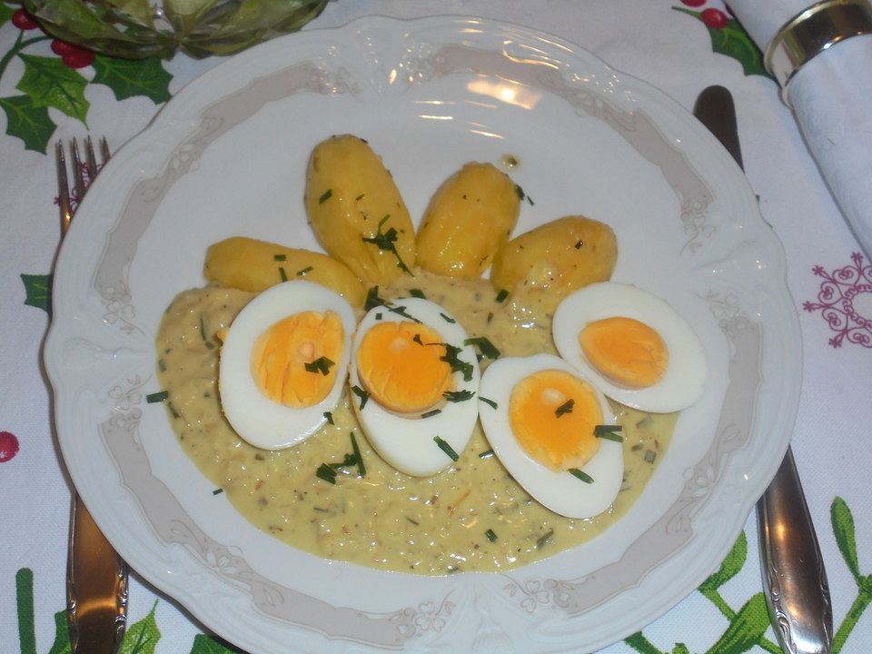 Eier in pikanter Senfsoße Chefkoch