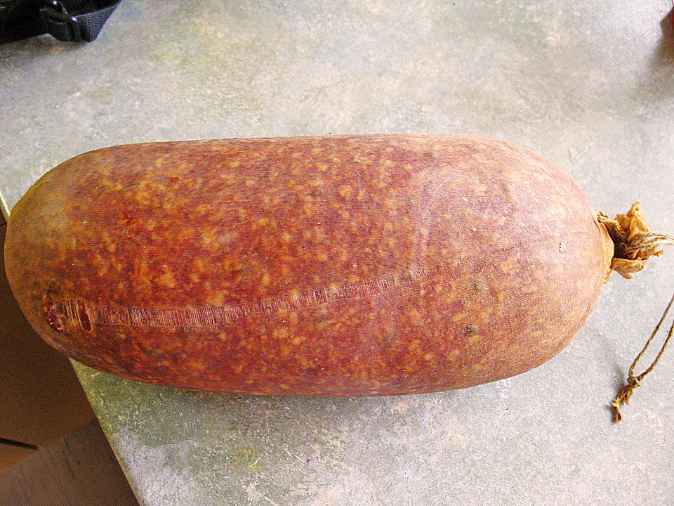Salami XXL mit grünem Pfeffer von Wurstler1| Chefkoch