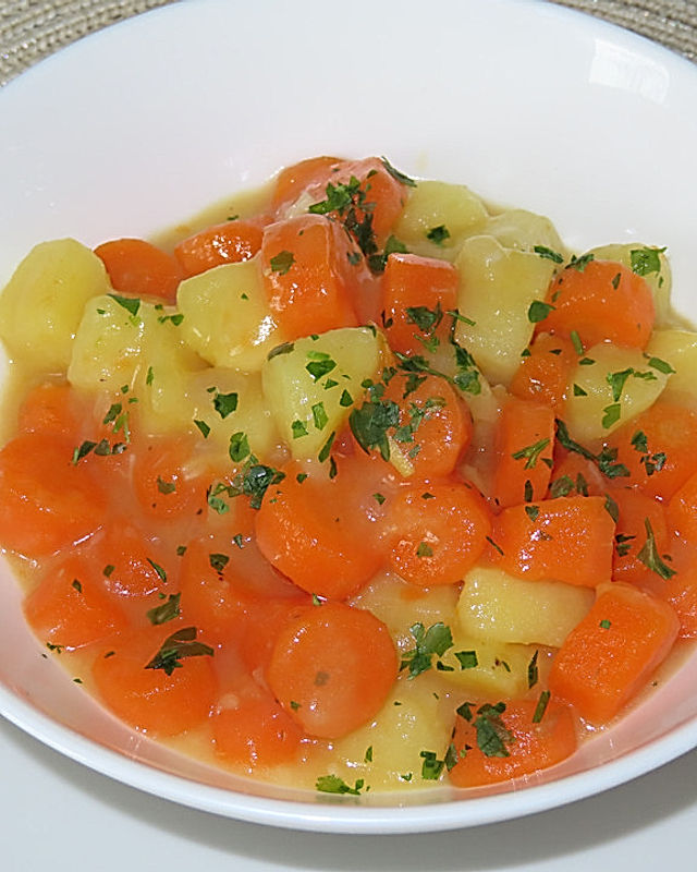Mein bestes Karotten - Kartoffel Gemüse