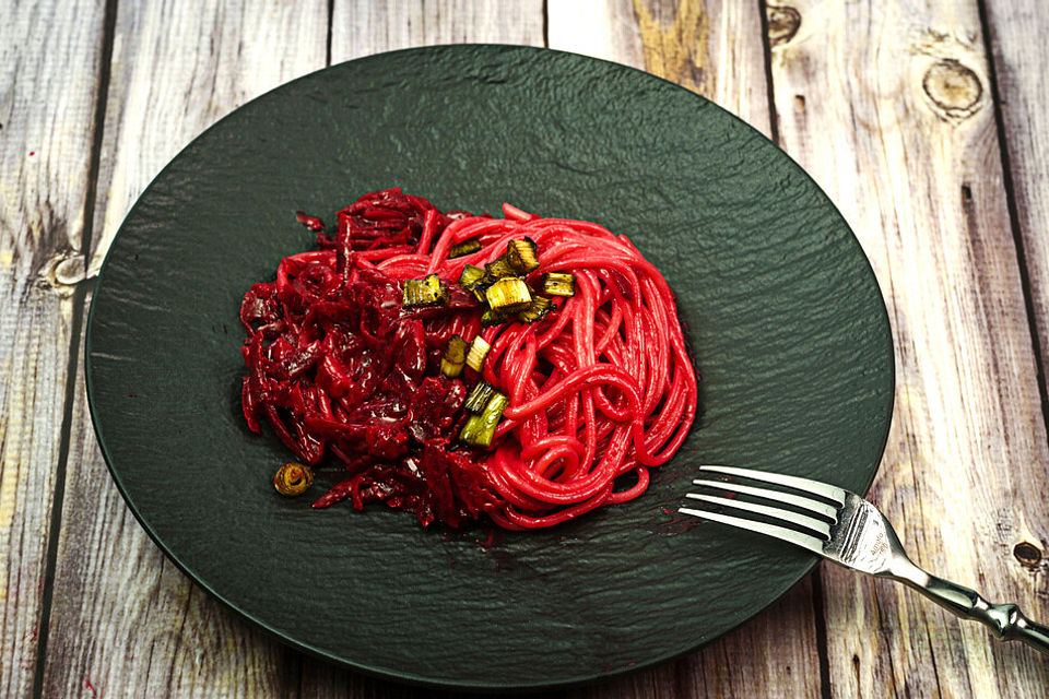 Rote Bete-Spaghetti