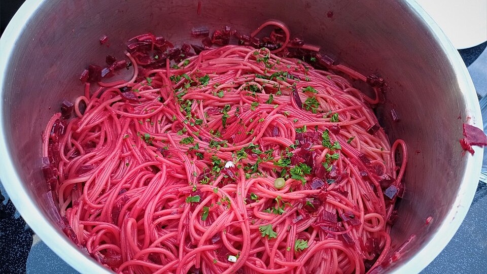 Rote Bete-Spaghetti