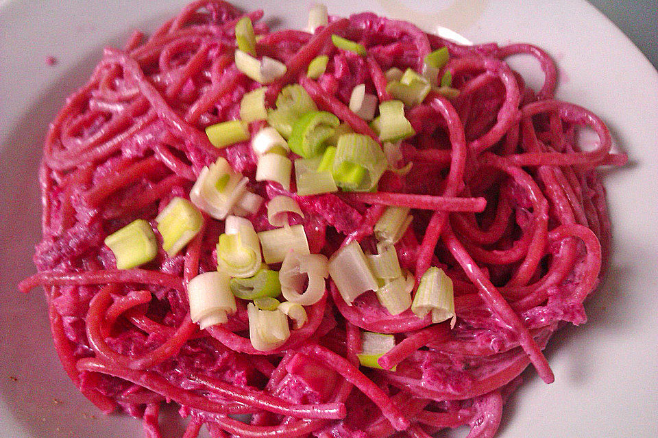 Rote Bete-Spaghetti