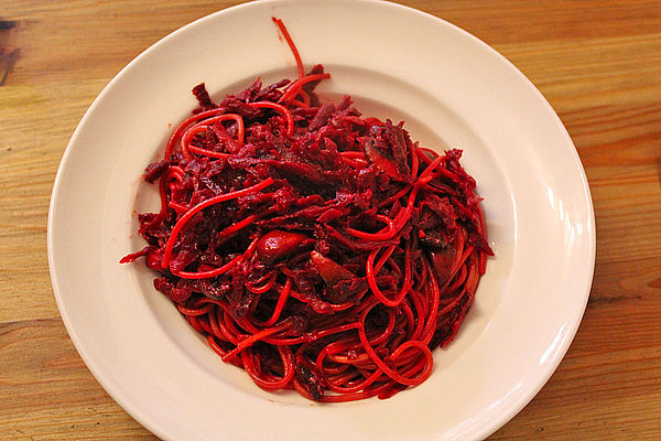 Rote Bete-Spaghetti | Chefkoch