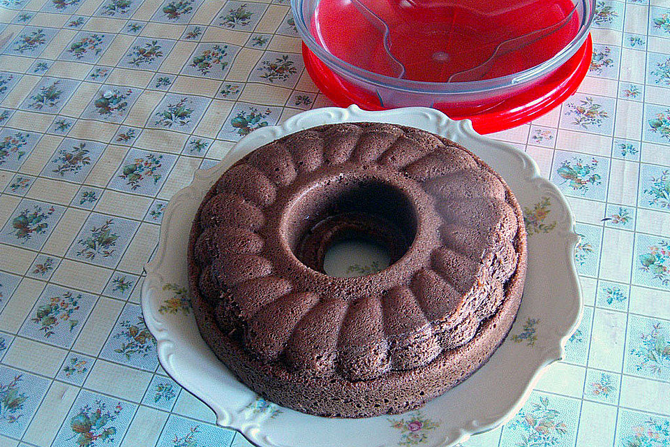 Saure Sahne Kuchen mit dem Fast Eddi in der Mikrowelle gegart